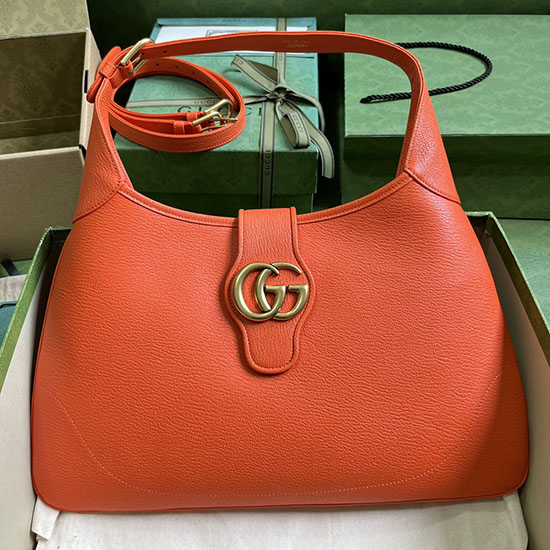 Gucci Aphrodite Mittelgroße Umhängetasche Orange 726274