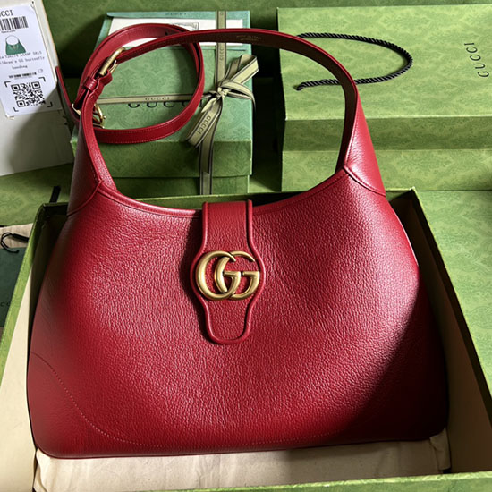 Gucci Aphrodite Mittelgroße Umhängetasche Rot 726274