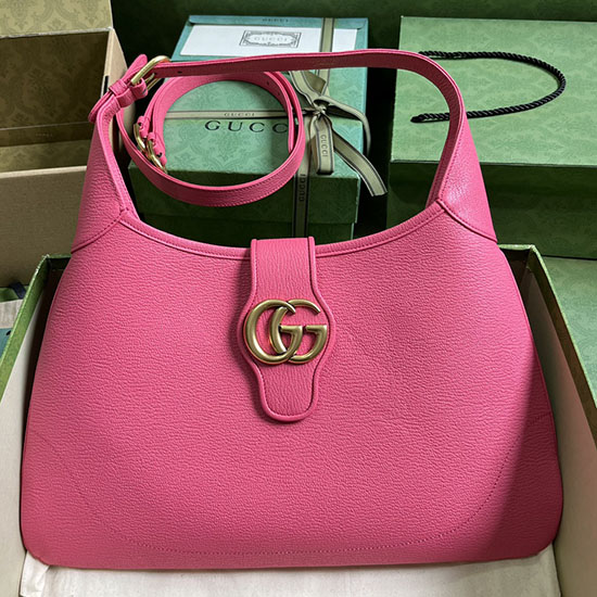 Gucci Aphrodite Mittlere Umhängetasche Pfirsich 726274