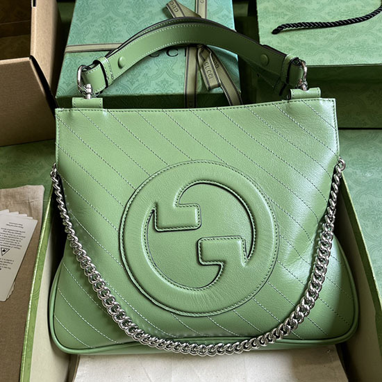 Gucci Blondie Kleine Einkaufstasche Grün 751518