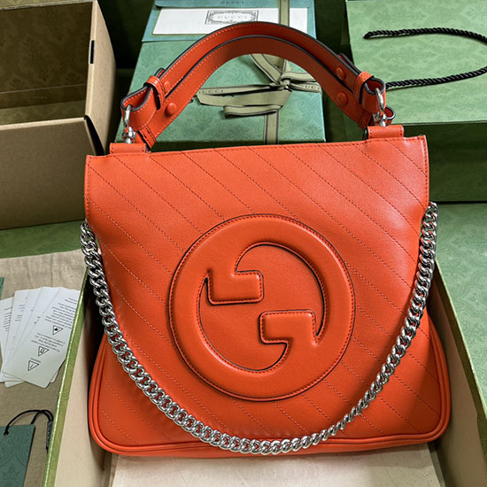 Gucci Blondie Kleine Einkaufstasche Orange 751518