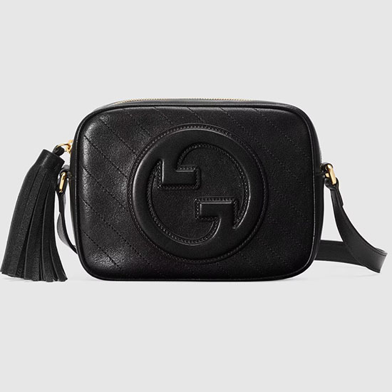 Gucci Blondie Kleine Umhängetasche Schwarz 742360