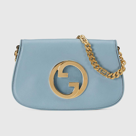 Gucci Blondie Umhängetasche Blau 699268