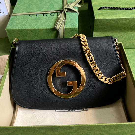 Gucci Blondie Umhängetasche Schwarz 699268