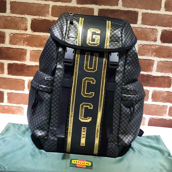 Gucci-Dapper Dan Rucksack Schwarz 536413