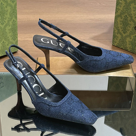 Gucci Denim-Pumps Msg042623