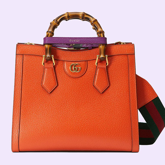 Gucci Diana Kleine Einkaufstasche Orange 702721