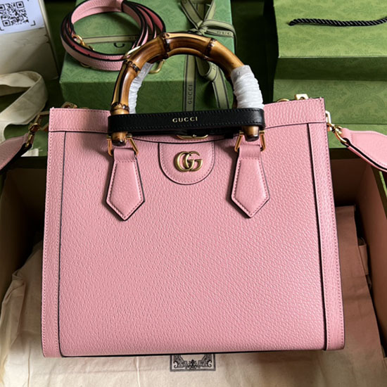 Gucci Diana Kleine Einkaufstasche Rosa 702721