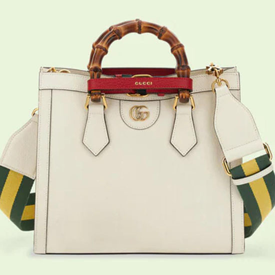 Gucci Diana Kleine Tragetasche Weiß 702721