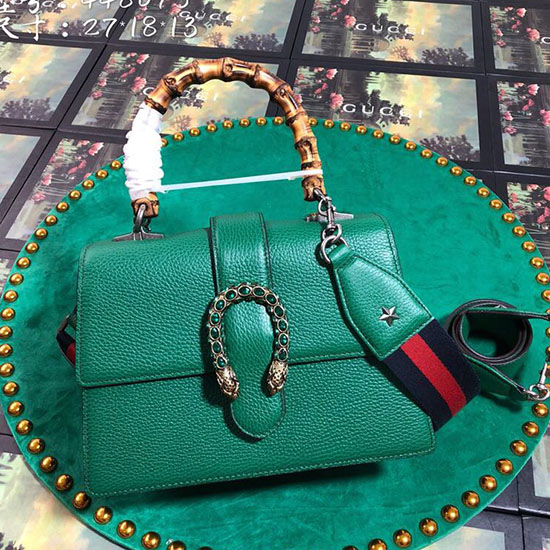 Gucci Dionysus Mittelgroße Tasche Mit Henkel Oben Grün 448075