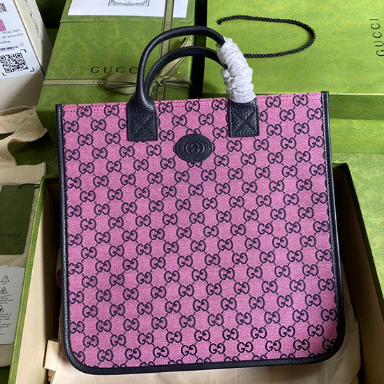 Gucci Gg Einkaufstasche Lila 550763