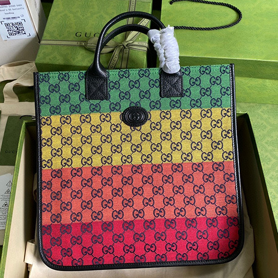 Gucci Gg Einkaufstasche Mehrfarbig 550763