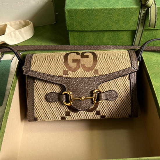 Gucci Horsebit Jumbo GG Minitasche 699296