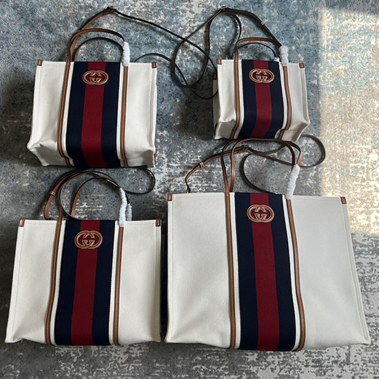 Gucci Ineinandergreifende GG-Einkaufstasche 727721