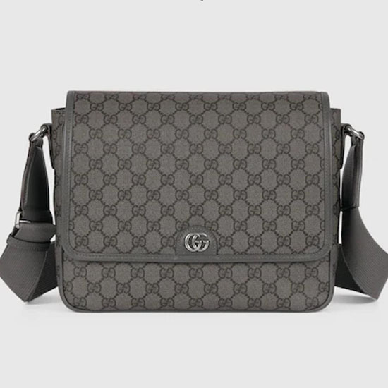 Gucci Ophidia Mittelgroße Umhängetasche 761741 Grau