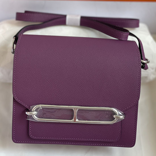 Hermes Evercolor Leder Roulis Tasche Anemone Hr0805