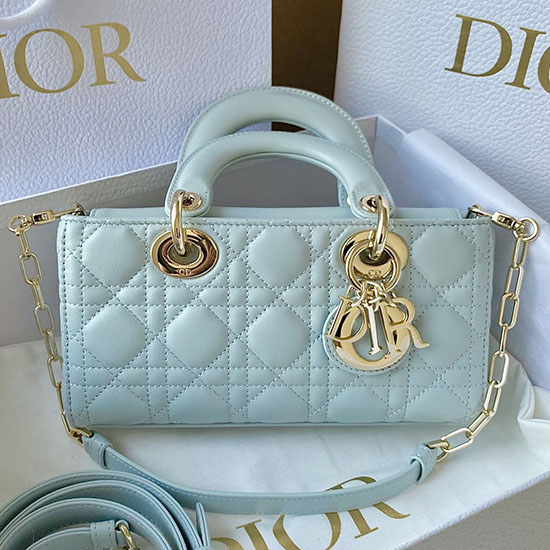 Kleine Dior Oder Lady D-Joy Tasche Blau D3380