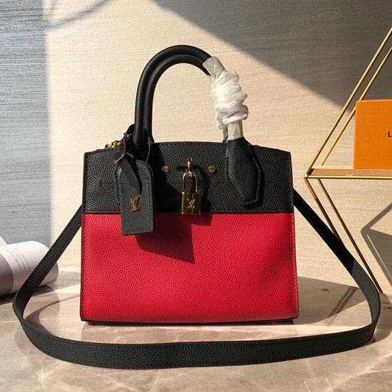 Louis Vuitton City Steamer Mini Rot Und Schwarz M53804