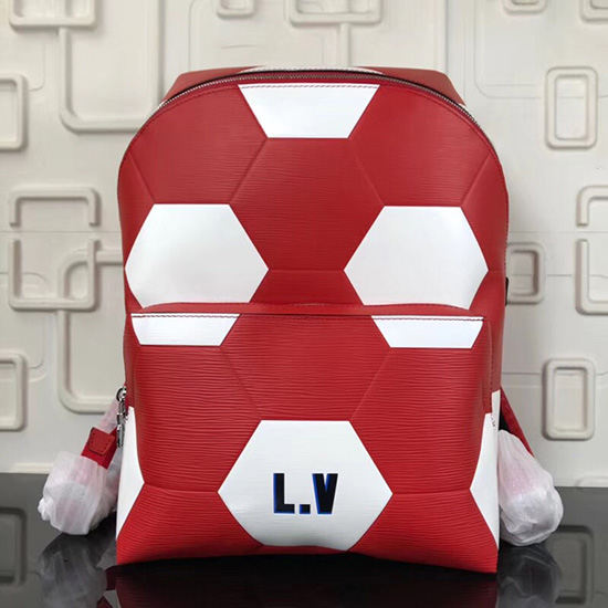 Louis Vuitton Epi Leder Apollo Rucksack Rot M52186