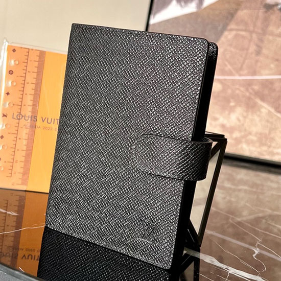 Louis Vuitton Taiga Agenda-Hülle Mit Kleinem Ring R20005