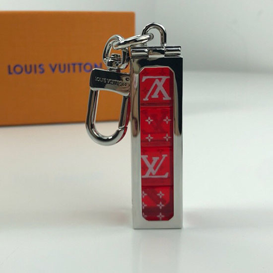 Louis Vuitton Taschenanhänger Und Schlüsselhalter Rot Mp2072