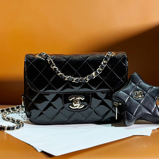 Mini Chanel Flap Bag Star Geldbörse AS4646