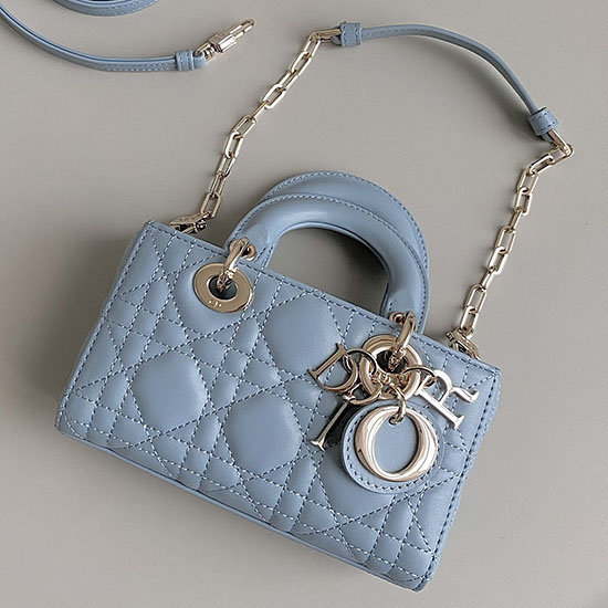 Mini-Damen-D-Joy-Tasche Blau Dm3380