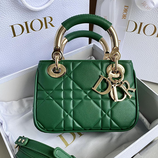 Mini Dior Damenhandtasche Grün Dm7501