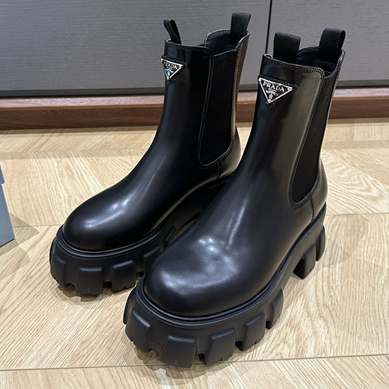 Prada Lederstiefel Sdp091901