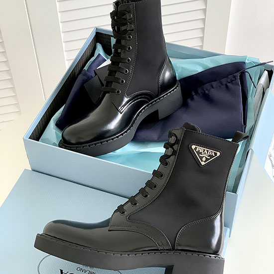 Prada Lederstiefel Sdp091903