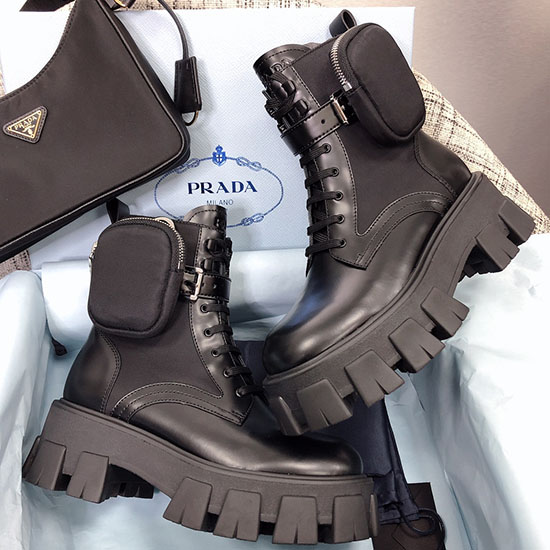 Prada Lederstiefel Sdp091905