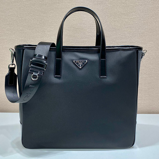 Prada-Tasche Aus Re-Nylon Und Leder 2VG064