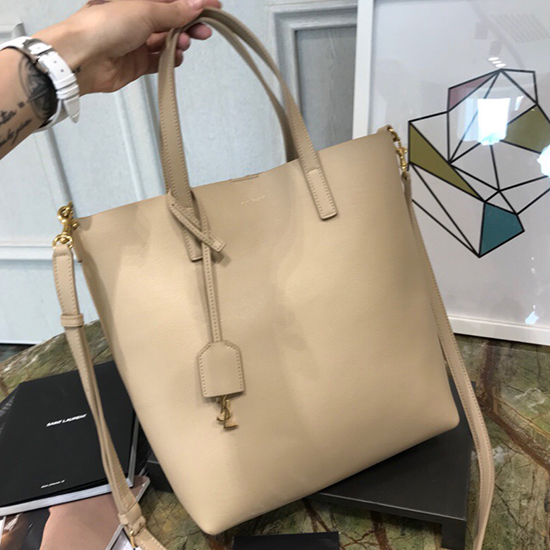 Saint Laurent Einkaufsspielzeugtasche Beige 498612