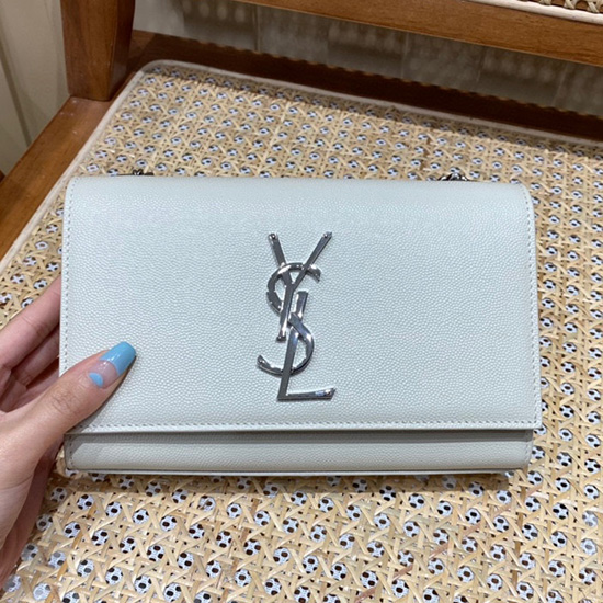 Saint Laurent Kate Kleine Tasche Weiß 469390