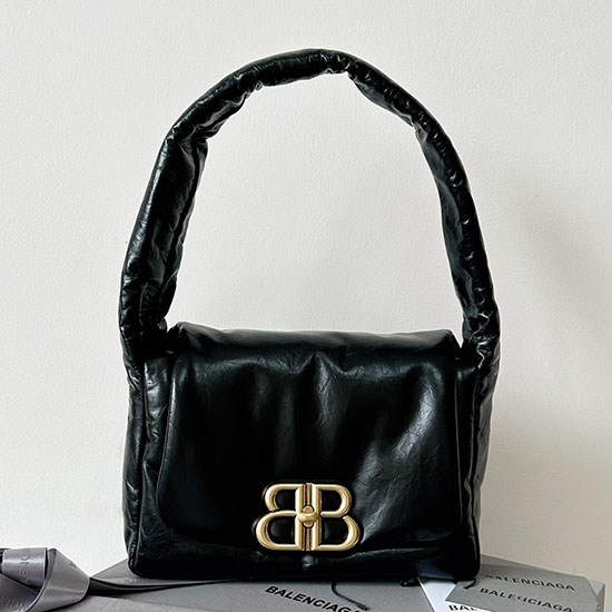 Balenciaga Monaco μικρή τσάντα Sling μαύρη B787896