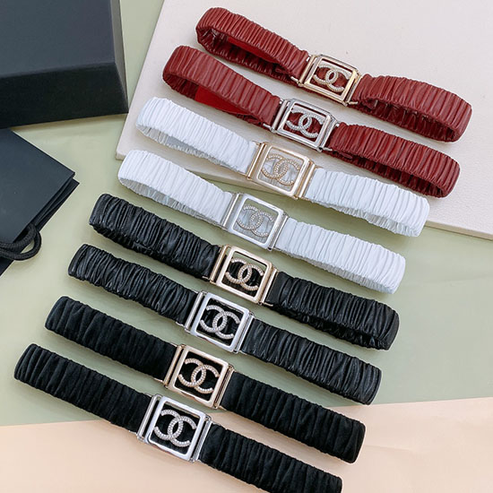 Chanel 30mm δερμάτινη ζώνη Cb051005