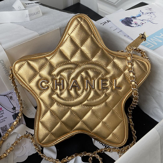 Chanel Star τσάντα χρυσό As4579