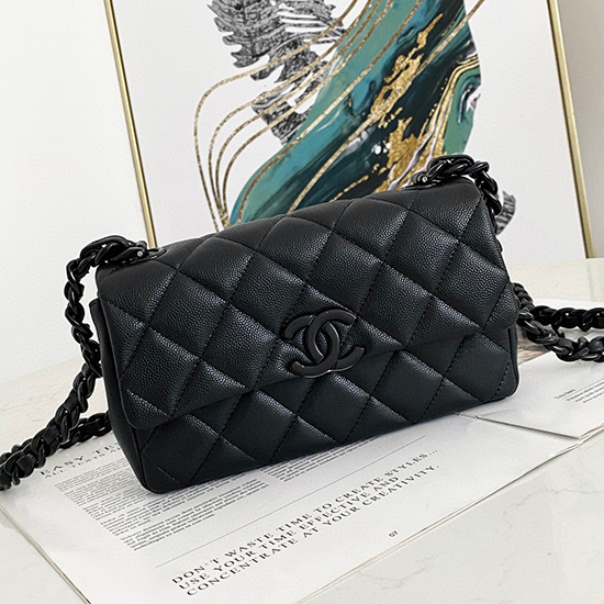 Chanel μικρό Flap Bag μαύρο As2302