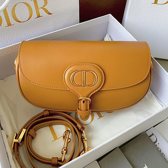 Dior Bobby τσάντα ανατολής-δυτικής καφέ D6093