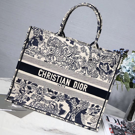 Dior λοξό βιβλίο Tote D32603