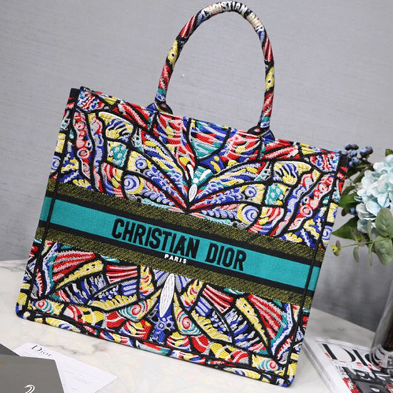 Dior λοξό βιβλίο Tote D32606