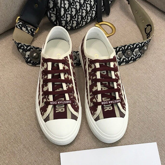 Dior μπορντό Sneaker 31802