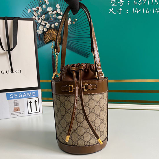 Gucci Horsebit 1955 Small Bucket Bag 637115