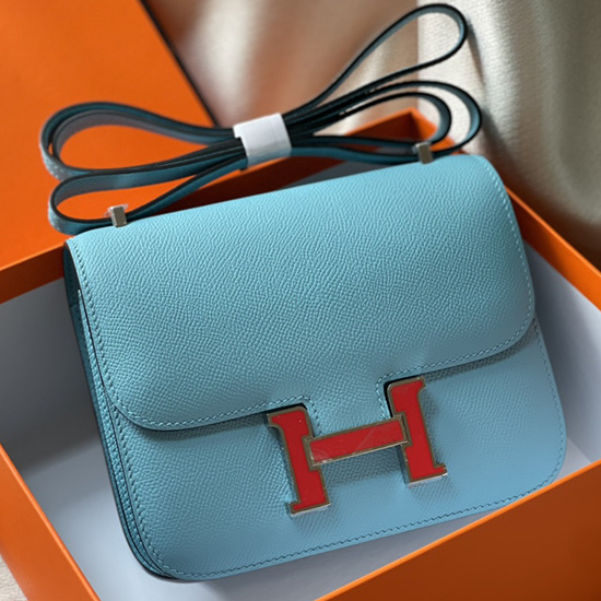 Hermes Epsom δερμάτινη τσάντα Constance H10801