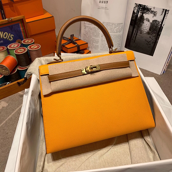 Hermes Epsom δερμάτινη τσάντα Kelly Hk25283