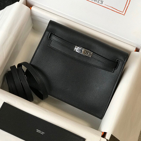 Hermes Evercolor Kelly Dance Black Hkd074