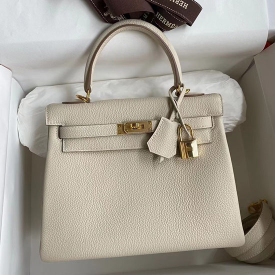 Hermes Togo δερμάτινη τσάντα Kelly Craie Hkt0408