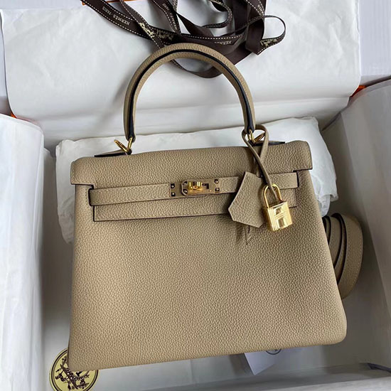 Hermes Togo δερμάτινη τσάντα Kelly Trench Hkt0408