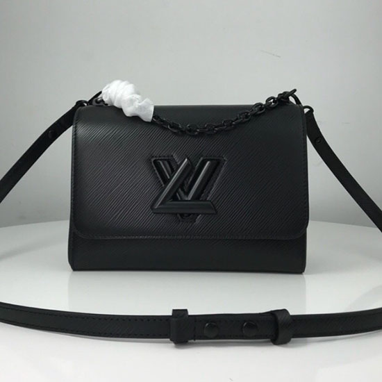 Louis Vuitton Epi δερμάτινο Twist Mm μαύρο M50282