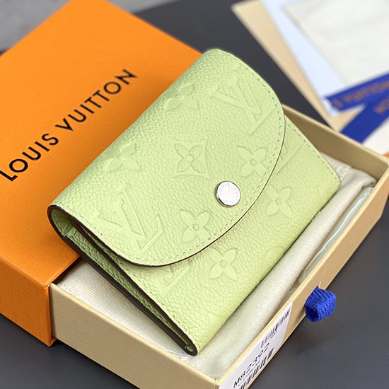 Louis Vuitton Rosalie κέρμα πορτοφόλι πράσινο M81520